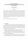 Research paper thumbnail of ANALISIS INTEGRITAS DALAM PEMBERANTASAN KORUPSI DI INDONESIA DALAM KASUS AZIERWAN