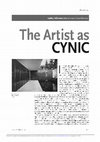 Research paper thumbnail of The Artist as Cynic. Practicing parrhesia in contemporary art: freedom of speech, self-sufficiency and independence