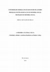 Research paper thumbnail of A MEMÓRIA CULTURAL CELTA: Celticidade, celtitude e resistência identitária na Irlanda e Galiza.