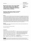 Research paper thumbnail of Monitoring square and circular fields with sensors using energy-efficient cluster-based routing for underwater wireless sensor networks