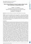 Research paper thumbnail of Effect of Quincke Rotation and Taylor Circulation on Mass Transfer from a Fluid Drop in a Constant Electric Field