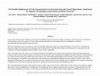 Research paper thumbnail of The Possible Significances of Coals Encountered in Cored Sections from the Central Malay Basin: Implications for Sequence Stratigraphic Interpretation and Basin Character