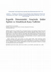 Research paper thumbnail of ERGENLİK DÖNEMİNDEKİ GENÇLERDE ŞİDDET EĞİLİMİ VE ALINABİLECEK KARŞI TEDBİRLER