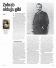 Research paper thumbnail of Zohrab, Olduğu Gibi