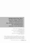 Research paper thumbnail of Apresentação: Ainda sobre Novos Descentramentos em Outras Axialidades da Diversidade Sexual e de Gênero