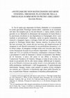 Research paper thumbnail of «NOTICIAM DEI NON RATIOCINANDO SED BENE VIVENDO». PRESENZE PLATONICHE NELLA THEOLOGIA SUMMI BONI DI PIETRO ABELARDO