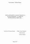 Research paper thumbnail of Analiza performanțelor economici, financiari și a riscurilor întreprinderii " SC MIRUNA INTERNAȚIONAL IMPEX SRL "