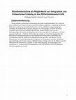 Research paper thumbnail of Blattdolmetschen als Möglichkeit zur Integration von Dolmetschertraining in den Mittelstufenunterricht