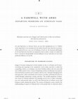 Research paper thumbnail of “A Farewell With Arms: Departing Warriors on Athenian Vases,” in J.M. Barringer and J.M. Hurwit, eds., Periklean Athens and its Legacy (Austin 2005) 23-35