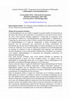 Research paper thumbnail of Philosophie et interdisciplinarité - Journée d'études CUSO (Université de Lausanne, 11 novembre 2016)