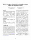 Research paper thumbnail of Towards Letter Shape Prior and Paleographic Tables Estimation in Hebrew First Temple Period Ostraca