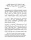 Research paper thumbnail of El Ambush Marketing en la Ley General de la Copa (Campeonato Mundial de Fútbol Brasil 2014). Un análisis internacional y su aplicación al derecho paraguayo