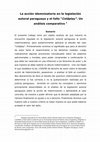 Research paper thumbnail of Un análisis comparativo al fallo Coldplay y la acción indemnizatoria en la legislación autoral paraguaya