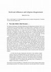 Research paper thumbnail of Irrelevant influences and religious disagreement