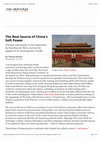 Research paper thumbnail of The Real Source of China's Soft Power