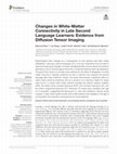 Research paper thumbnail of Changes in White-Matter Connectivity in Late Second Language Learners: Evidence from Diffusion Tensor Imaging