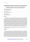 Research paper thumbnail of Blended learning: panorama y perspectivas Blended learning: overview and expectations