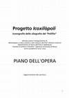 Research paper thumbnail of Progetto Icoxilopoli Piano dell'opera (20171124)