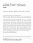 Research paper thumbnail of L'industrie lithique chasséenne de Bernières-sur-Seine « Les Fondriaux » (Eure