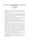 Research paper thumbnail of REAZIONI CATTOLICHE E PROTESTANTI AL «PRINCIPE» DI MACHIAVELLI Introduzione