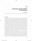 Research paper thumbnail of Landscape and the politics of food justice