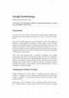 Research paper thumbnail of Googling