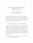 Research paper thumbnail of Van Inwagen on Time Travel and Changing the Past