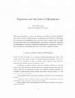 Research paper thumbnail of Vagueness and the Laws of Metaphysics