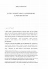 Research paper thumbnail of L'etica analitica dalla legge di Hume al principio di Kant [Analytic ethics from Hume's law to Kant's principle]