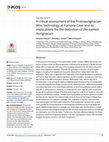 Research paper thumbnail of A critical assessment of the Protoaurignacian lithic technology at Fumane Cave and its implications for the definition of the earliest Aurignacian