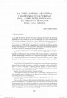 Research paper thumbnail of La Corte Suprema Argentina y la (Pérdida de) Autoridad en la Corte Interamericana de Derechos Humanos en el Caso Menem