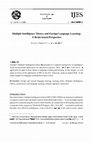 Research paper thumbnail of Multiple Intelligence Theory and Foreign Language Learning: A Brain-based Perspective