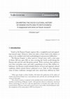 Research paper thumbnail of On Writing the Socio-cultural History of Roman Youth and its Restlessness: a Reappraisal and Views on Future Research, in Salesianum 79, 4 (2017) p. 717-732