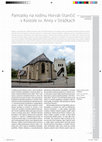 Research paper thumbnail of ČOVANOVÁ JANOŠÍKOVÁ, Z.: Pamiatky na rodinu Horvát-Stančič v Kostole sv. Anny v Strážkach. In: Pamiatky a múzeá, roč. 64, 2015, č. 4, s. 9-14.