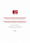 Research paper thumbnail of I giovani come self-actualizing citizens: tra relazioni, media digitali e "politica pop" - Convegno AssoComPol (Associazione Italiana di Comunicazione Politica), Roma 14-16 dicembre 2017