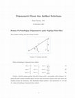 Research paper thumbnail of Trigonometri Dasar dan Aplikasi Sederhana