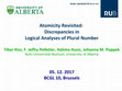 Research paper thumbnail of Atomicity Revisited: Discrepancies in Logical Analyses of Plural Number