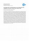 Research paper thumbnail of Geomorphic effects and sedimentological record of flash floods in the Copiapó River salt marsh (Atacama coast, Northern Chile