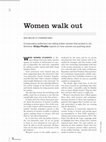 Research paper thumbnail of Women Walk Out