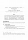 Research paper thumbnail of Systems of Absolute Frames of Reference in Australia: A preliminary survey