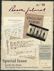 Research paper thumbnail of Pessoa Plural - A Journal of Fernando Pessoa Studies, No. 10, Special Issue, "Inside the Mask: The English Poetry of Fernando Pessoa."