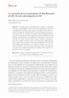 Research paper thumbnail of La trasmisión de las Constituciones de Don Remondo de 1261. Su nueva promulgación en 1411