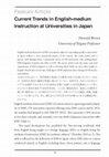 Research paper thumbnail of Current Trends in English-medium Instruction at Universities in Japan