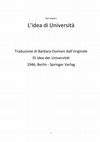 Research paper thumbnail of Karl Jaspers, "L'Idea di Università" trad. it. di Barbara Osimani