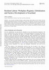 Research paper thumbnail of Resilient Labour: Workplace Regimes, Globalisation and Enclave Development in Swaziland