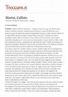 Research paper thumbnail of Marini, Callisto