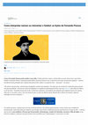 Research paper thumbnail of 2017. Como Fernando Pessoa pode mudar a sua vida