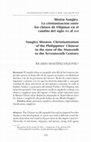 Research paper thumbnail of Misión Sangley. La cristianización entre los chinos de Filipinas en el cambio de siglo del XVI al XVII