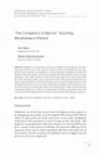 Research paper thumbnail of " The Conspiracy of Silence " : Teaching Mindfulness in Poland