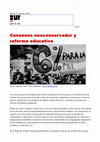 Research paper thumbnail of Consenso neoconservador y reforma educativa